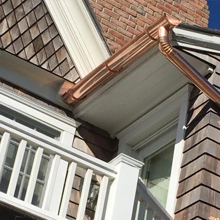 copper gutter installation Garden City ny